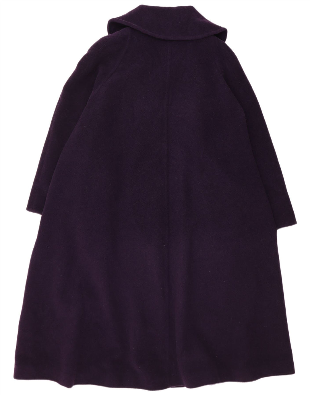 Vintage Damen Übergroßer Mantel UK 14 Große Lila Schurwolle