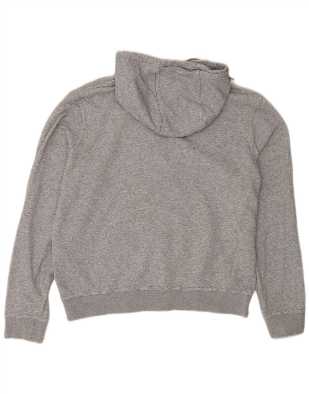 Nike Herren-Kapuzenpullover aus mittelgrau gefleckter Baumwolle