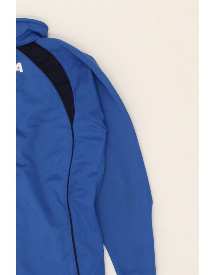 LEGEA Boys Graphic Tracksuit Top Jacket 8-9 Years 3XS Blue Polyester Vintage Legea and Second-Hand Legea from Messina Hembry 
