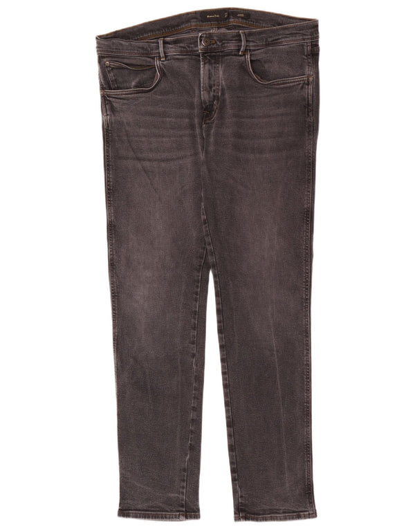 Massimo Dutti Herren Slim Jeans EU 46 XL W36 L32 Graue Baumwolle
