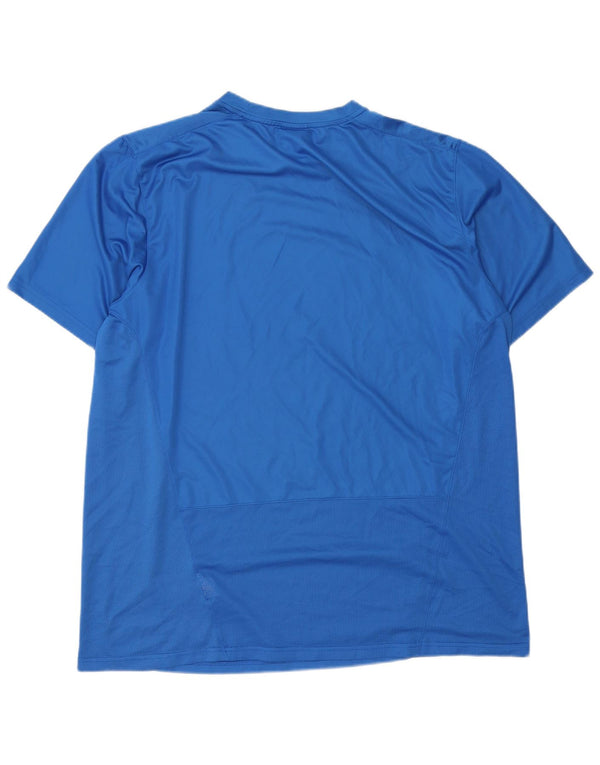 Nike Herren T-Shirt Top 2XL Blau Polyester Sport