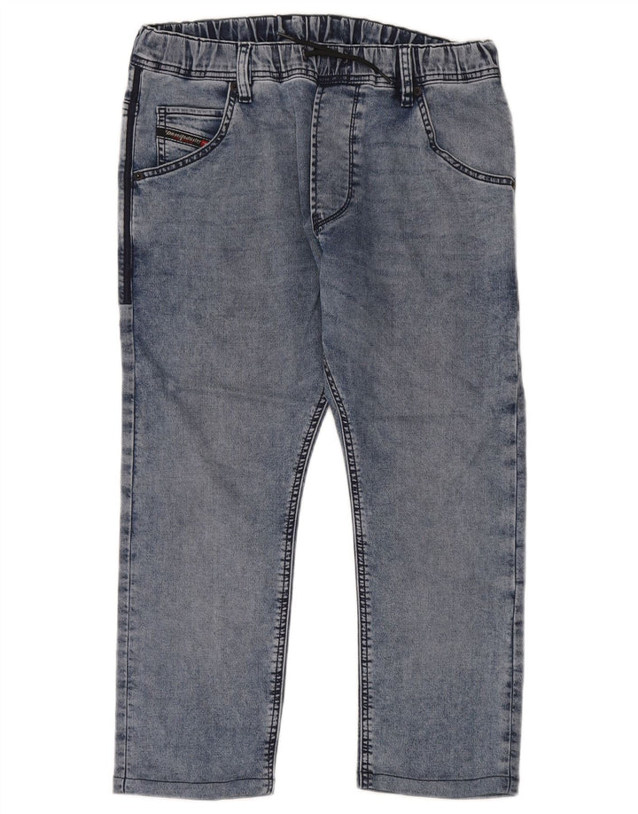 DIESEL Capri-Jeans für Jungen, 15–16 Jahre, W32, L23, blaues Lyocell