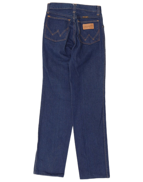 Wrangler Damen Straight Jeans W26 L28 Blaue Baumwolle