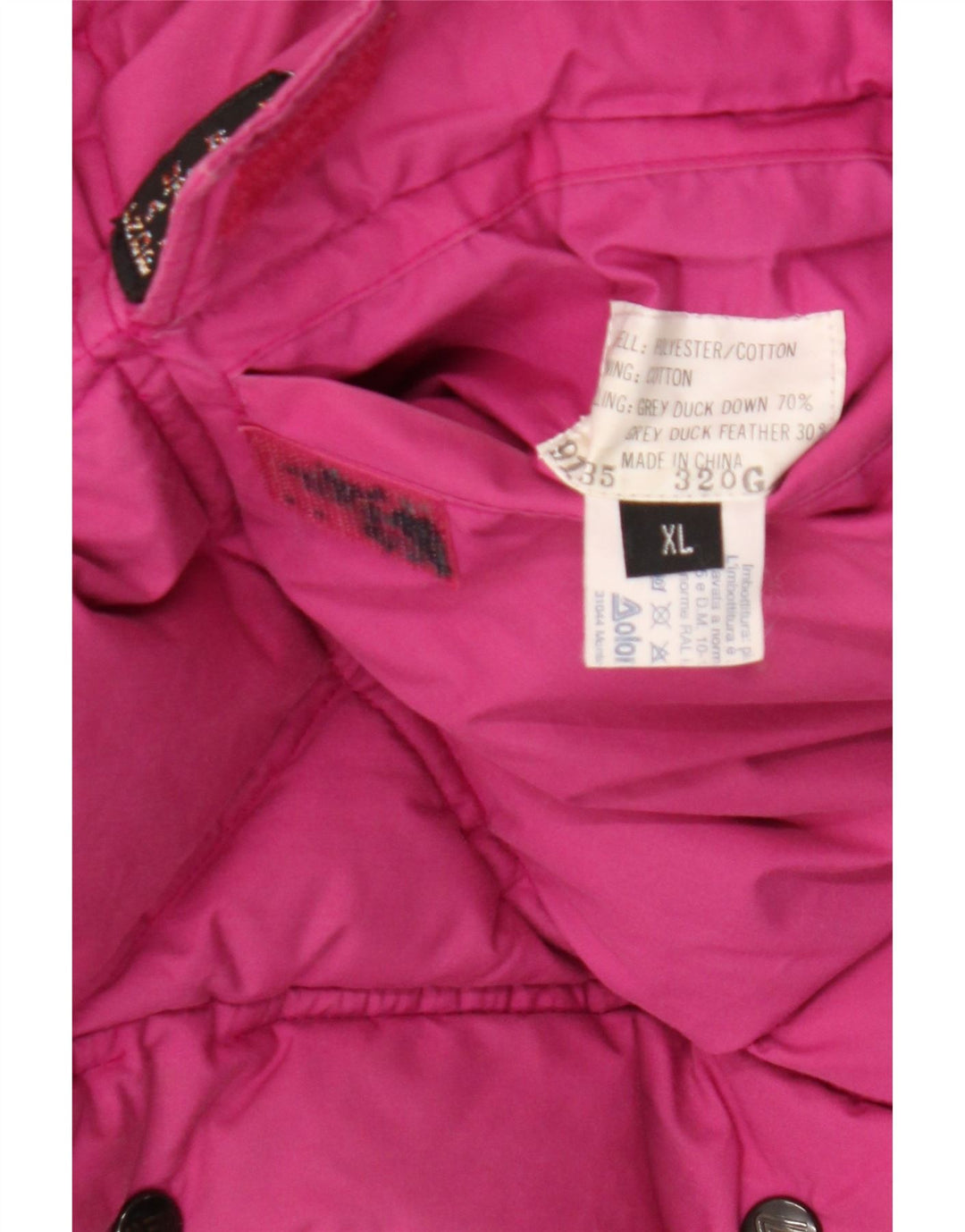 Dolomite Herren Kapuzenjacke, wendbar, wattiert, UK 42, XL, Rosa, Polyester