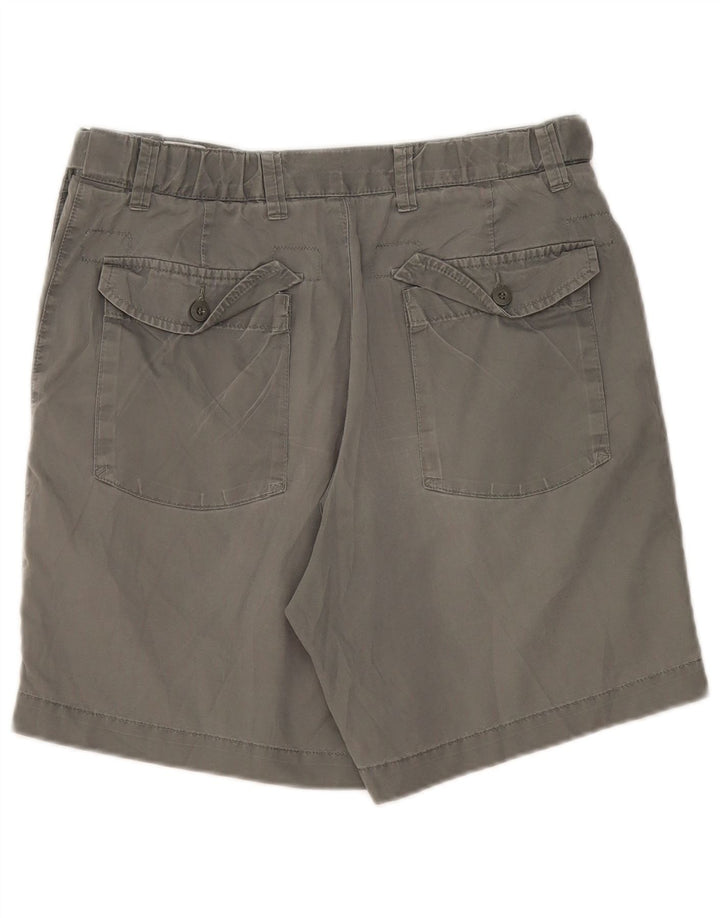 Marks & Spencer Herren Chinoshorts W32 mittelgraue Baumwolle