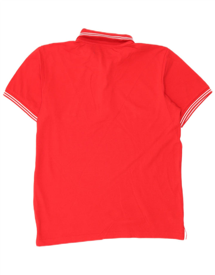 Kappa Herren-Poloshirt, große rote Baumwolle