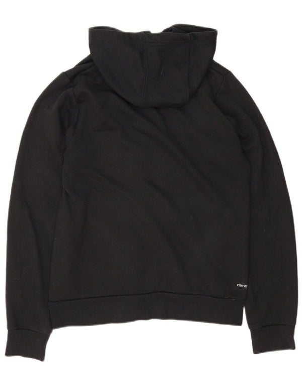 Adidas Herren Graphic Zip Hoodie Pullover Small Schwarz Polyester
