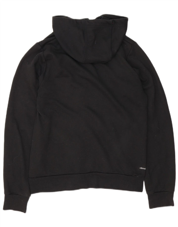 Adidas Herren Graphic Zip Hoodie Pullover Small Schwarz Polyester