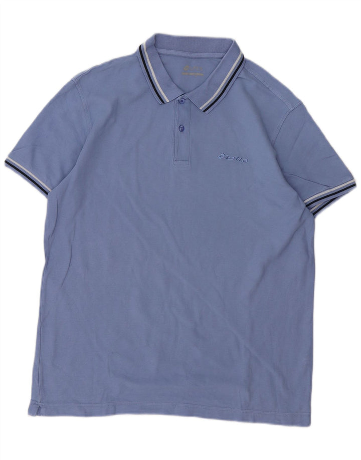 Lotto Herren-Poloshirt, groß, Blau