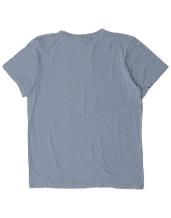 Ellesse Womens Relaxed Fit Graphic T-Shirt Top UK 10 Small Blue