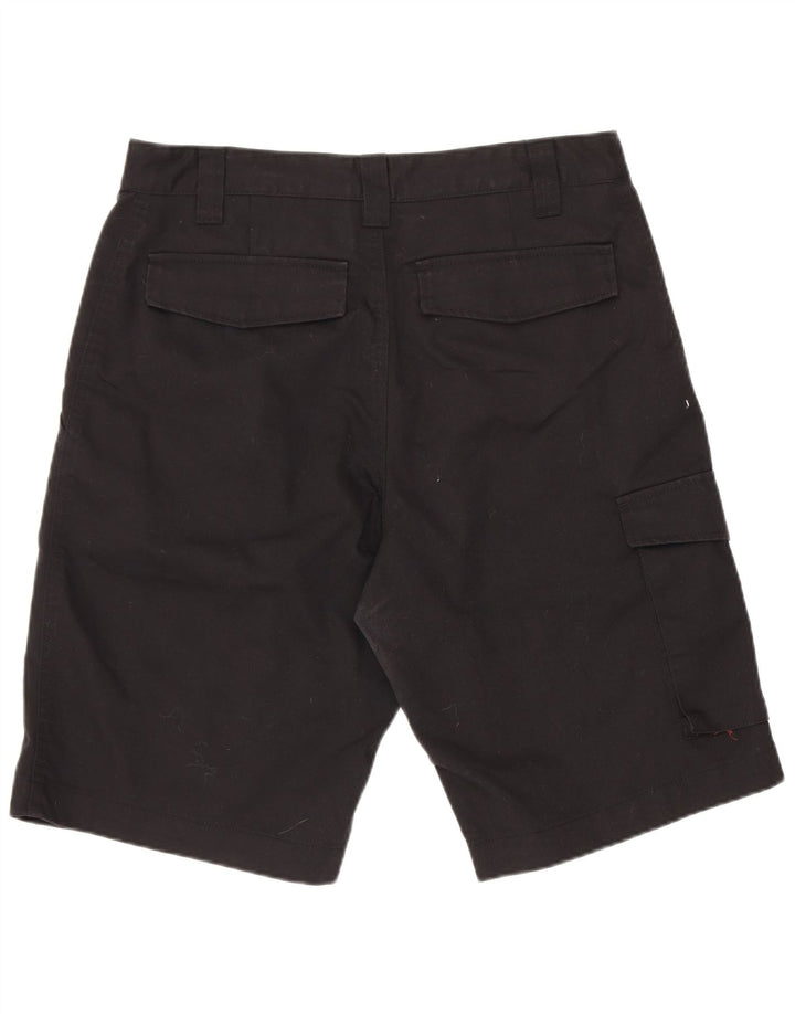 Russell Athletic Herren Cargoshorts Medium W30 Schwarz Polyester