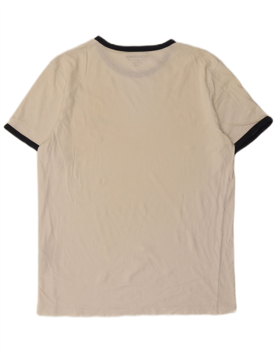 Jack & Jones Herren T-Shirt Top aus mittelweißer Baumwolle