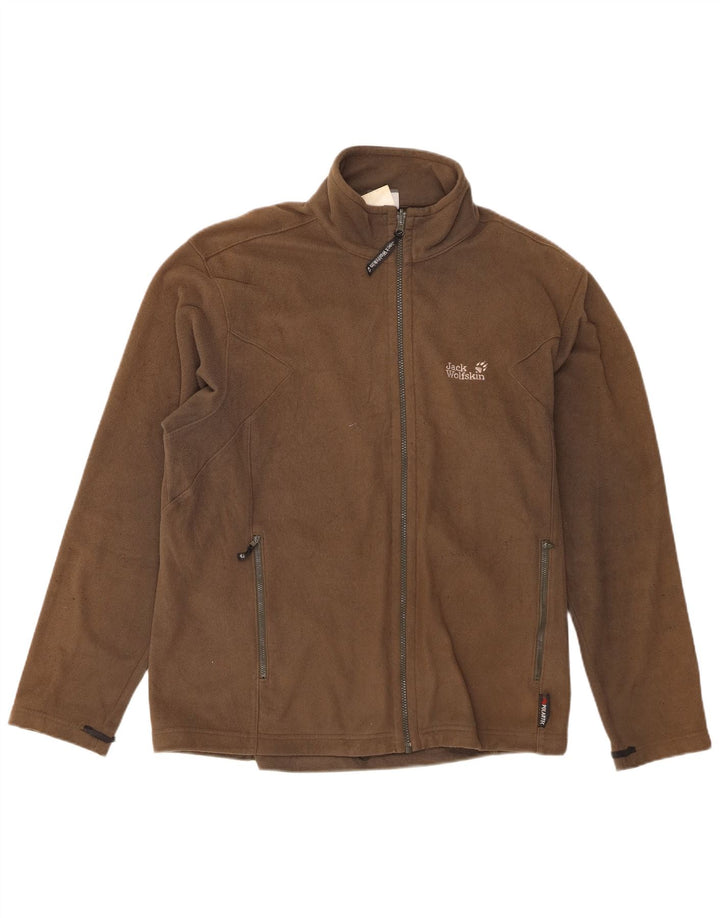 Jack Wolfskin Herren Liner Fleecejacke UK 48 2XL Khaki Polyester