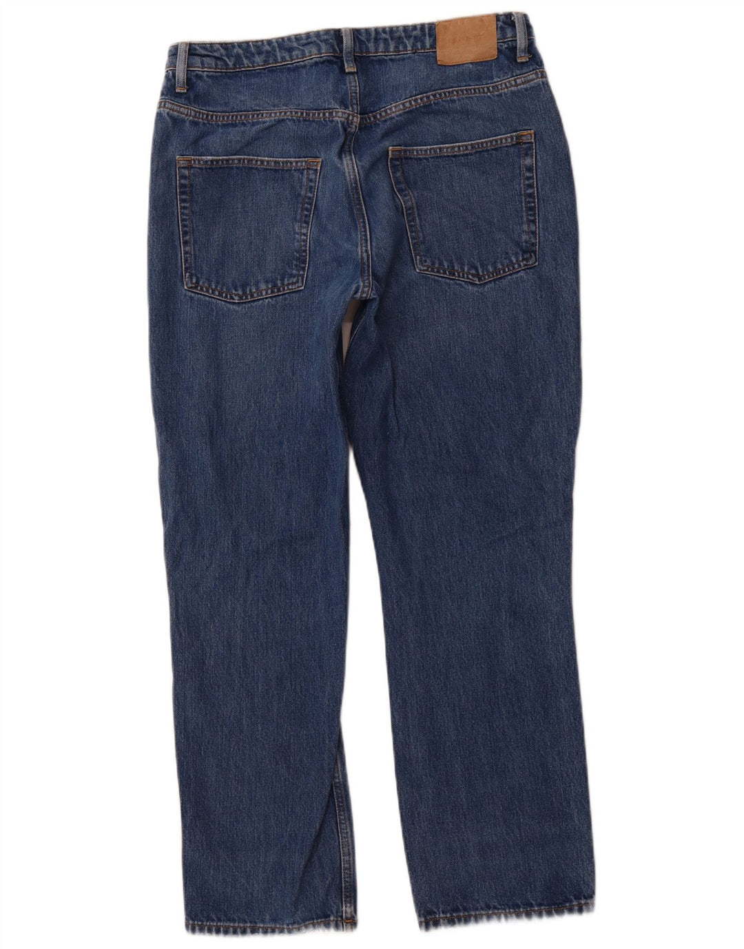 GANT Herren Straight Jeans W34 L29 Blaue Baumwolle