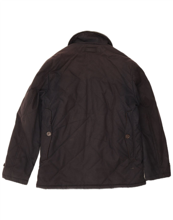 Gant Herren Quilted Utility Jacke UK 38 Mittel Marineblau