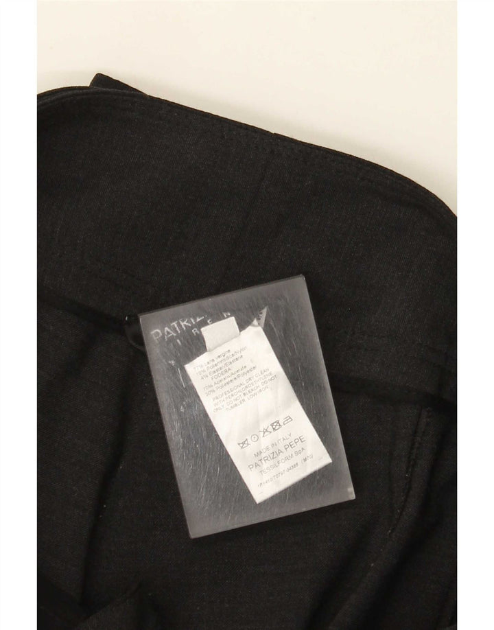 Patrizia Pepe Damen Caprihose IT 42 Medium W30 L19 Graue Wolle