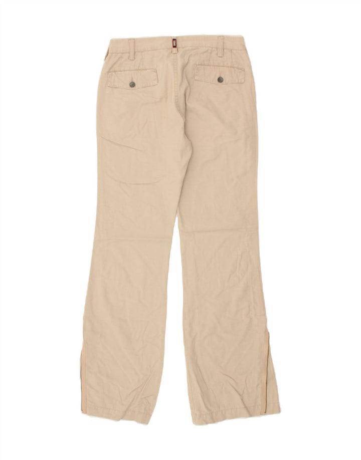 RIFLE Womens Bootcut Casual Trousers W26 L31  Beige Cotton | Vintage Rifle | Thrift | Second-Hand Rifle | Used Clothing | Messina Hembry 