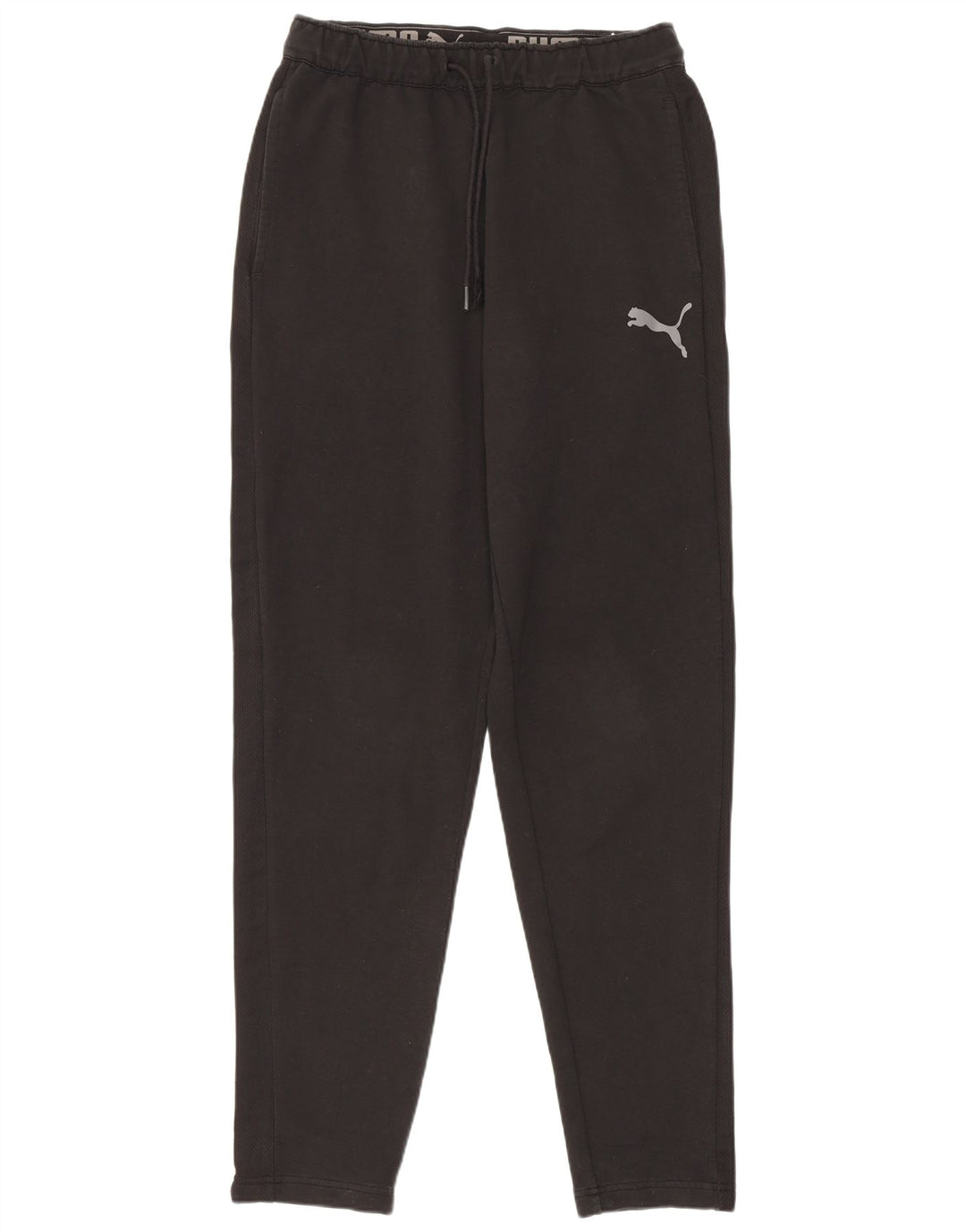 Puma Herren-Trainingshose, Größe S, schwarze Baumwolle