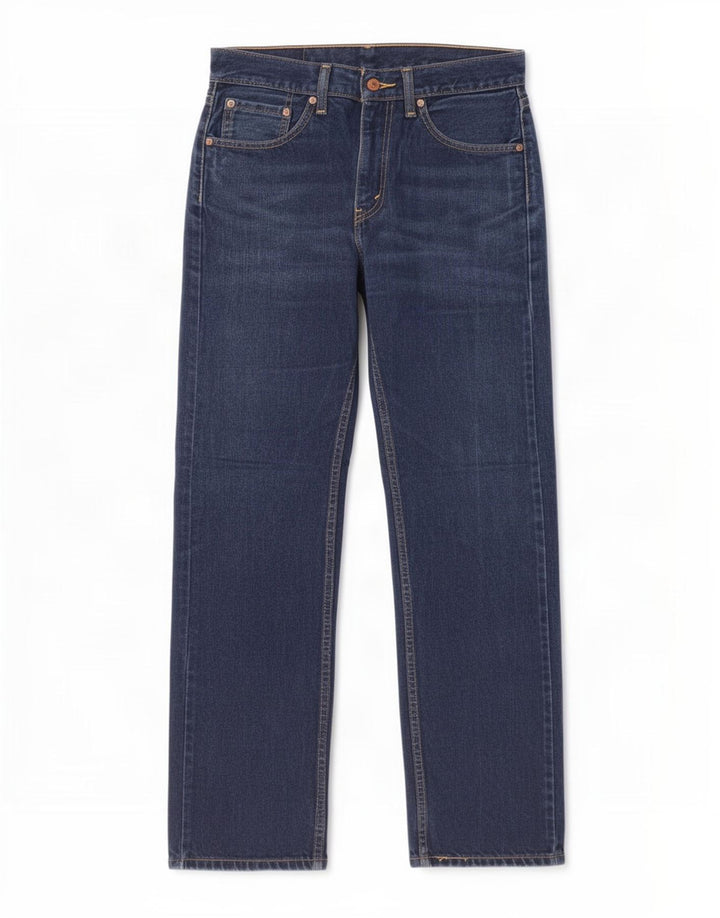 Levi's Herren 505 Straight Jeans W30 L32 Blaue Baumwolle