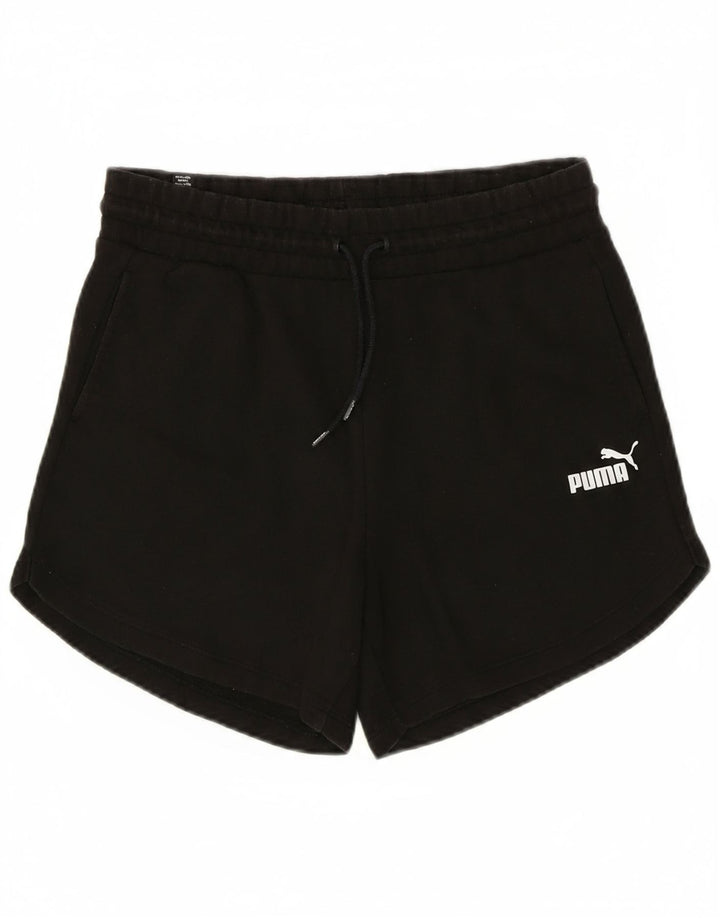 PUMA Mens Sport Shorts Medium  Black Cotton