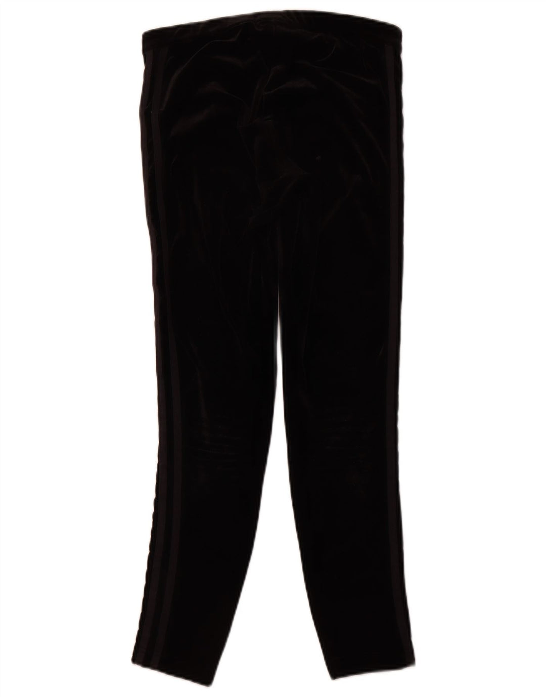 ADIDAS Damen Velours-Leggings UK 12 Medium Schwarz Polyester