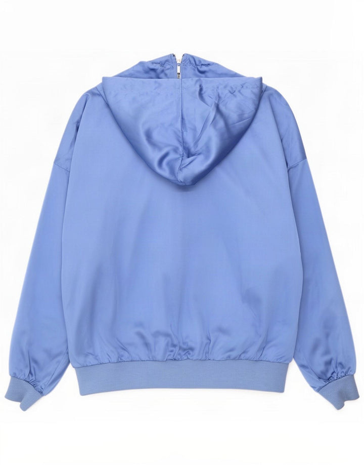 danza Damen Übergroßer Pullover-Trainingsanzug, Top-Jacke, UK 14, Mittelblau