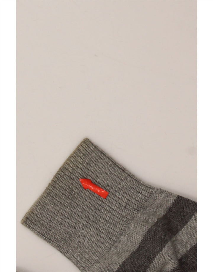 JACK & JONES Herren-Cardigan-Pullover XL grau gestreift aus Baumwolle