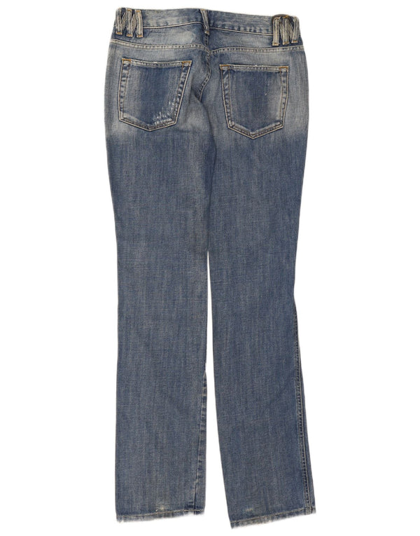 Diesel Damen Loopy Distressed Slim Jeans W29 L34 Blau