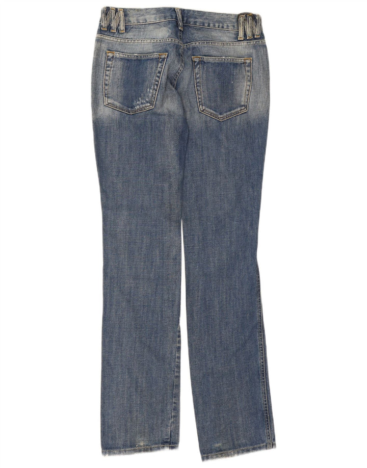 Diesel Damen Loopy Distressed Slim Jeans W29 L34 Blau