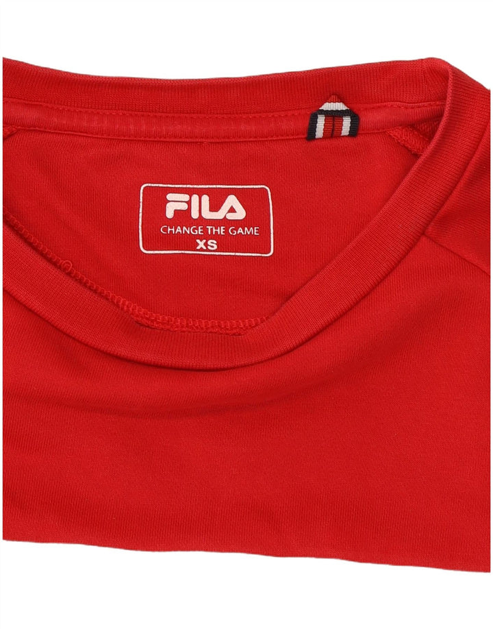 Fila Damen Übergroßer Sweatshirt-Pullover UK 6 XS Mehrfarbiger Farbblock