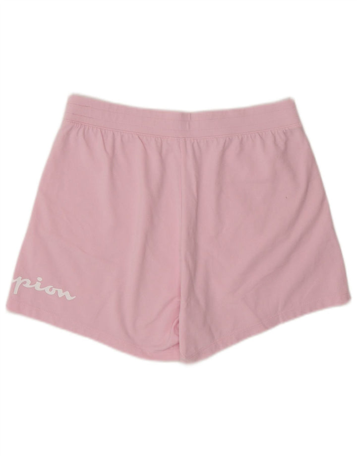 Champion Damen Graphic Sport Shorts UK 12 Mittelrosa