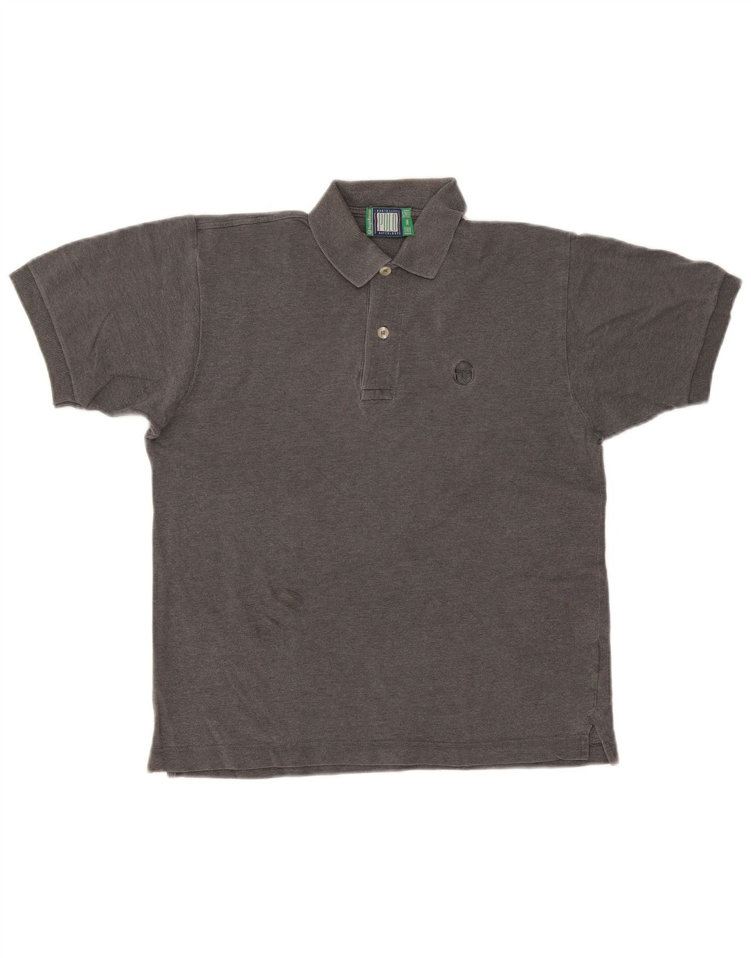 Sergio Tacchini Herren Poloshirt XS Grau Baumwolle