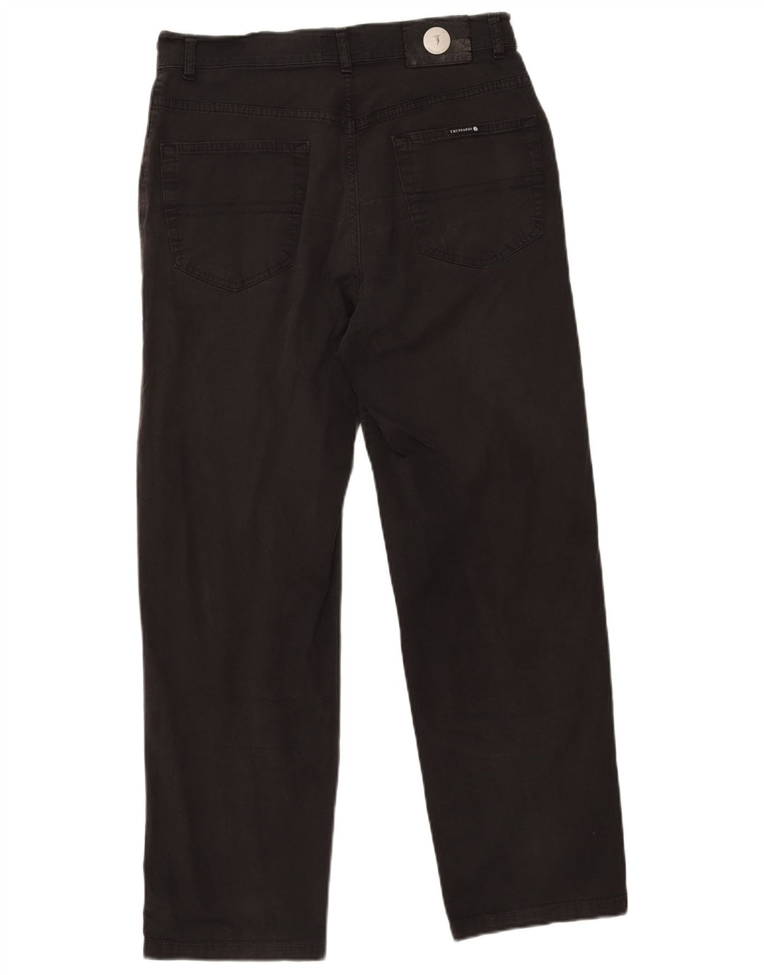 Trussardi Herren Straight Jeans W34 L28 Schwarz