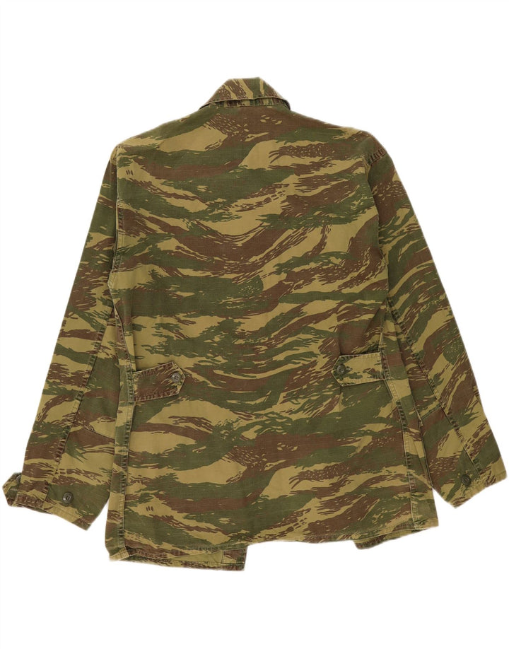 Vintage Herren Utility Jacke UK 38 Medium Khaki Camouflage