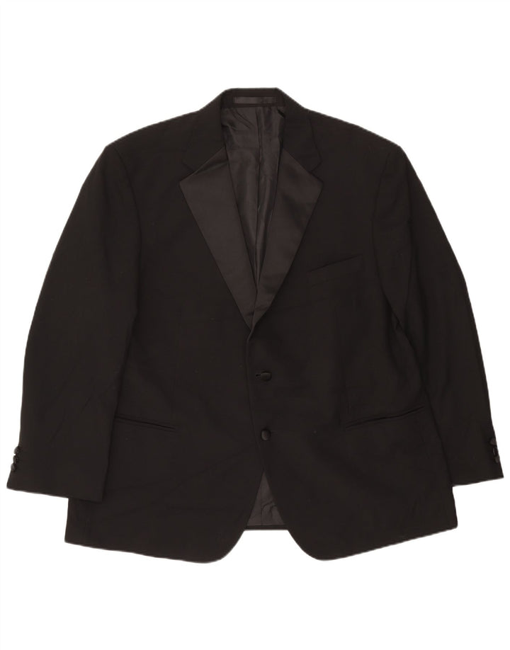Marks & Spencer Herren-Blazer, kurz, 2 Knöpfe, Gr. 40, Schwarz