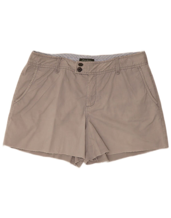 Eddie Bauer Mens Casual Shorts US 14 XL W36  Grey Cotton