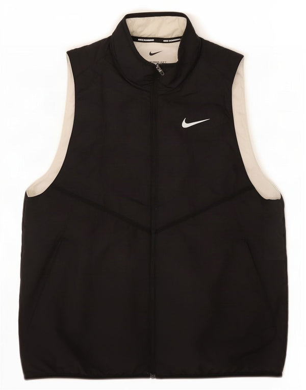 Nike Damen Therma-Fit ärmellose Trainingsjacke, Gr. 14, mittelschwarz