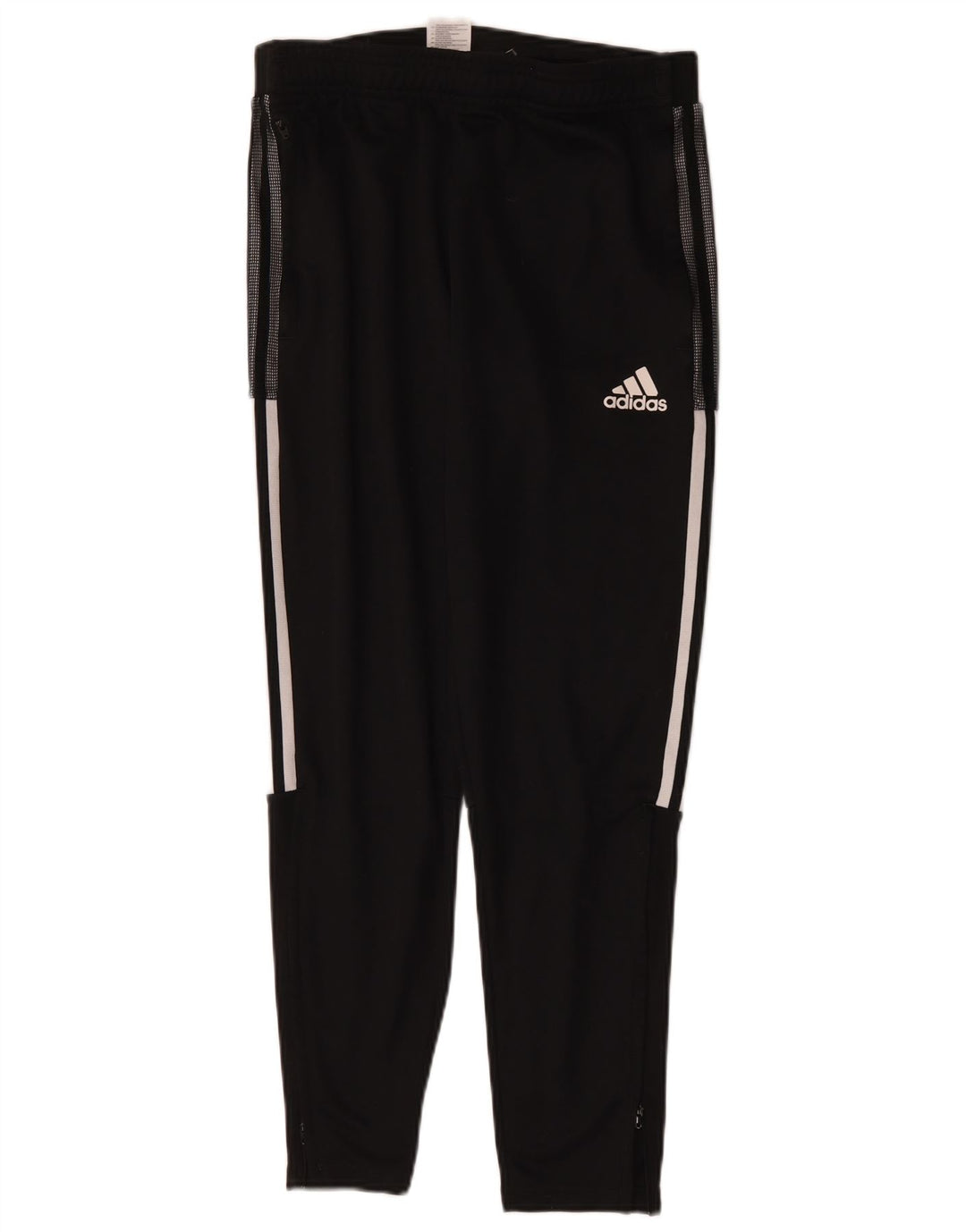 Adidas Herren-Trainingshose, mittelgroß, Schwarz, Polyester, Sport