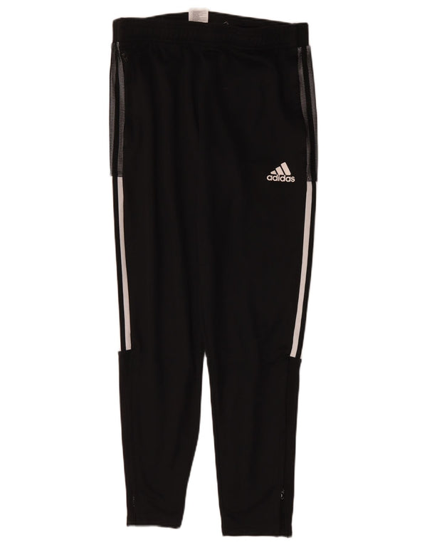 Adidas Herren-Trainingshose, mittelgroß, Schwarz, Polyester, Sport