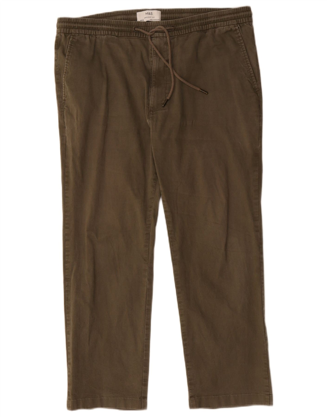 Marks & Spencer Herren-Trainingshose, große grüne Baumwolle