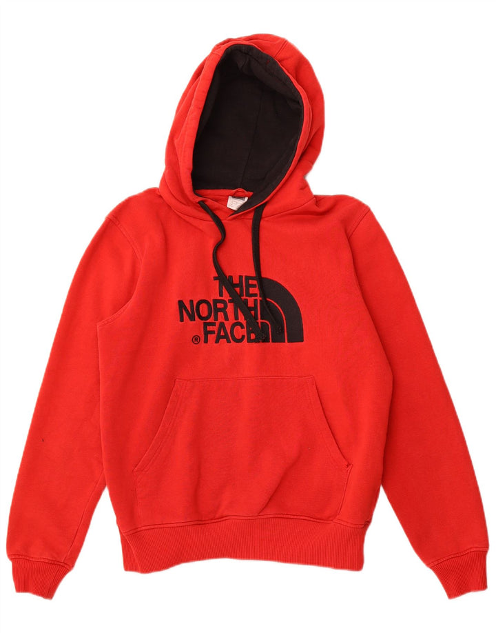 THE NORTH FACE Herren-Kapuzenpullover mit Grafik, Größe S, Rot, Baumwolle