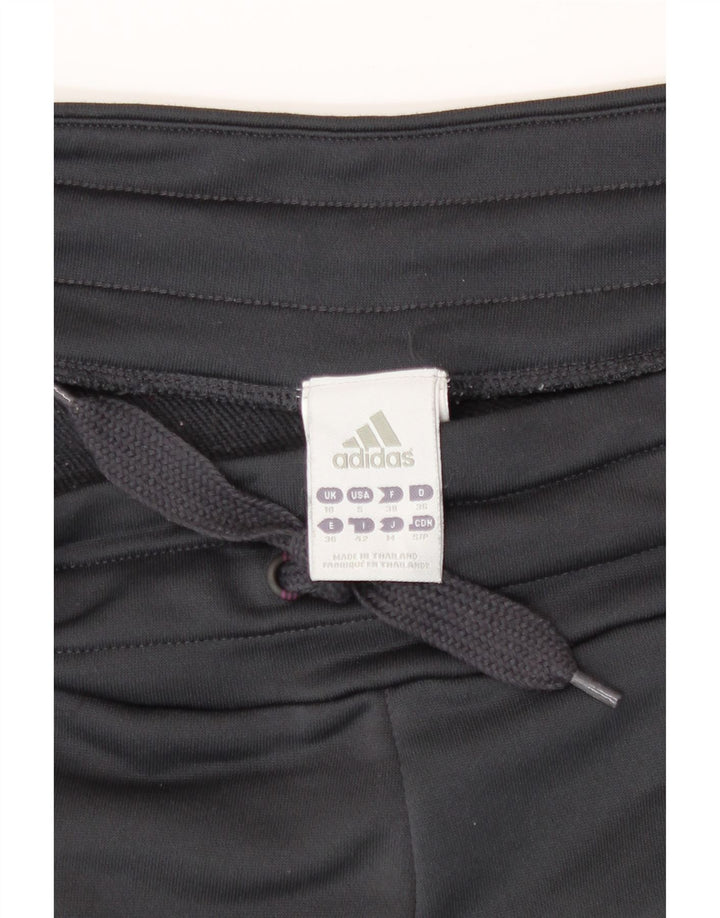 Adidas Damen Trainingshose UK 10 Small Grau Polyester