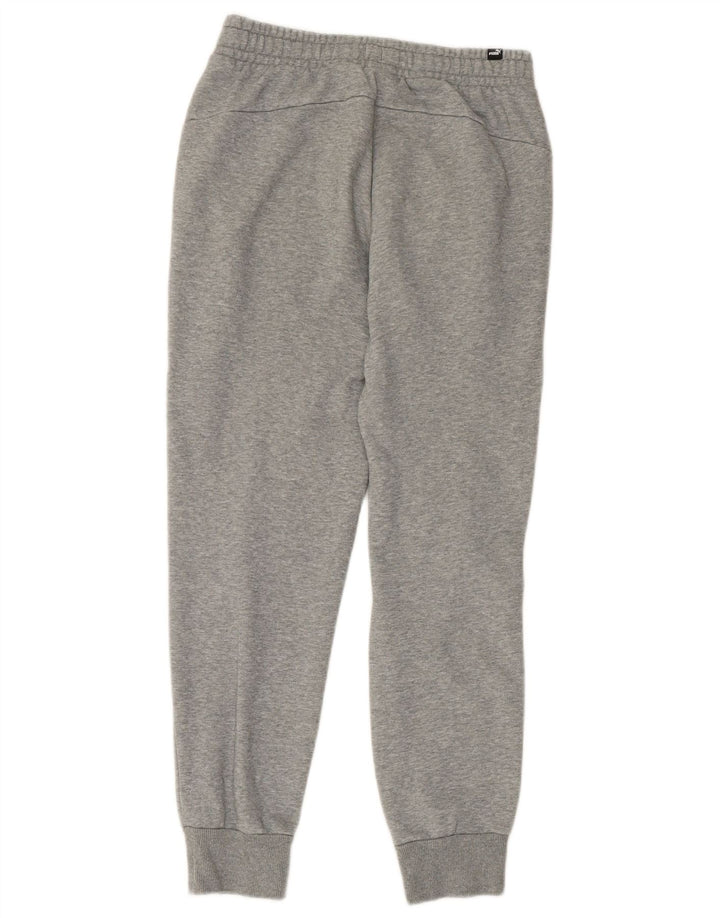PUMA Herren-Trainingshose, Jogginghose, Größe S, Grau, Baumwolle