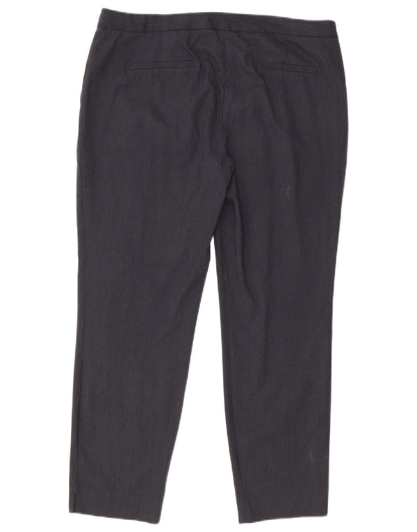 Gerade Anzughose für Damen von Zara, EU 44, XL, W34, L27, Marineblau, Polyester