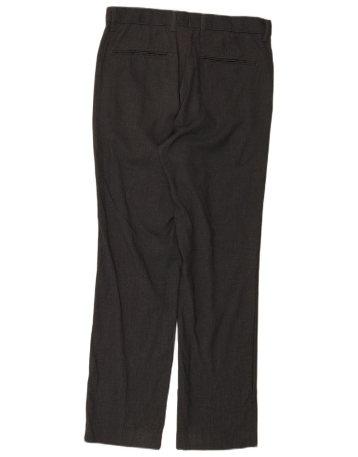 MOSSIMO Herren Slim Fit Anzughose W30 L30 Grau Polyester
