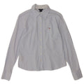 Gant Damen-Hemd UK 12 aus mittelblauer Baumwolle
