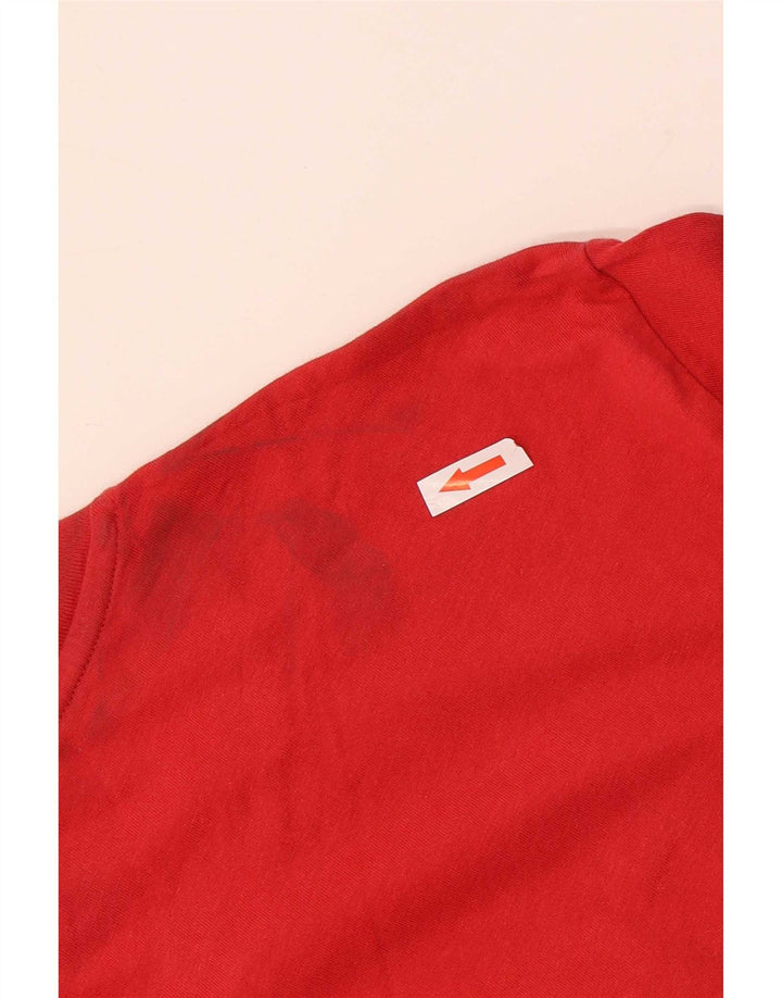 Champion Herren Grafik-T-Shirt-Oberteil Mittelrot