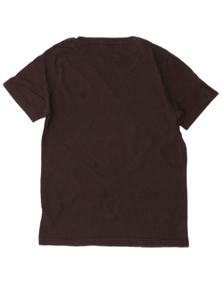 Puma Herren Grafik T-Shirt Top Small Schwarz Baumwolle