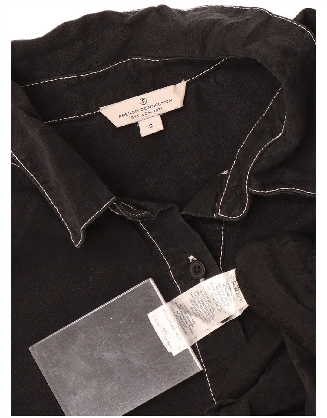 French Connection Damen-Overall-Etuikleid, Gr. 10, Größe S, Schwarz