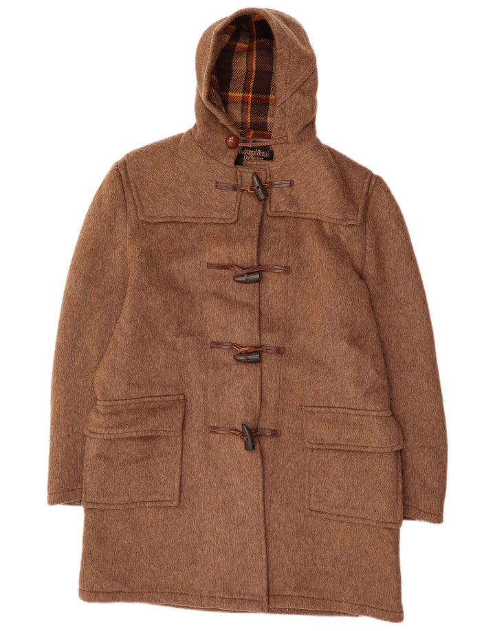 THE BRITISH DUFFLE CO Damen Übergroßer Dufflecoat UK 16 Large Braun